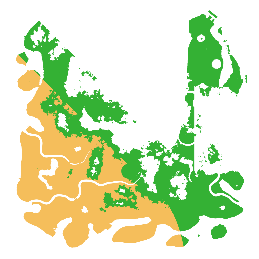 Biome Rust Map: Procedural Map, Size: 5000, Seed: 644399119