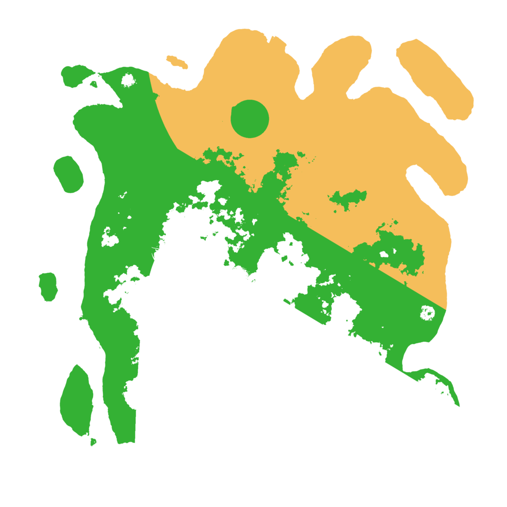 Biome Rust Map: Procedural Map, Size: 3500, Seed: 123123121