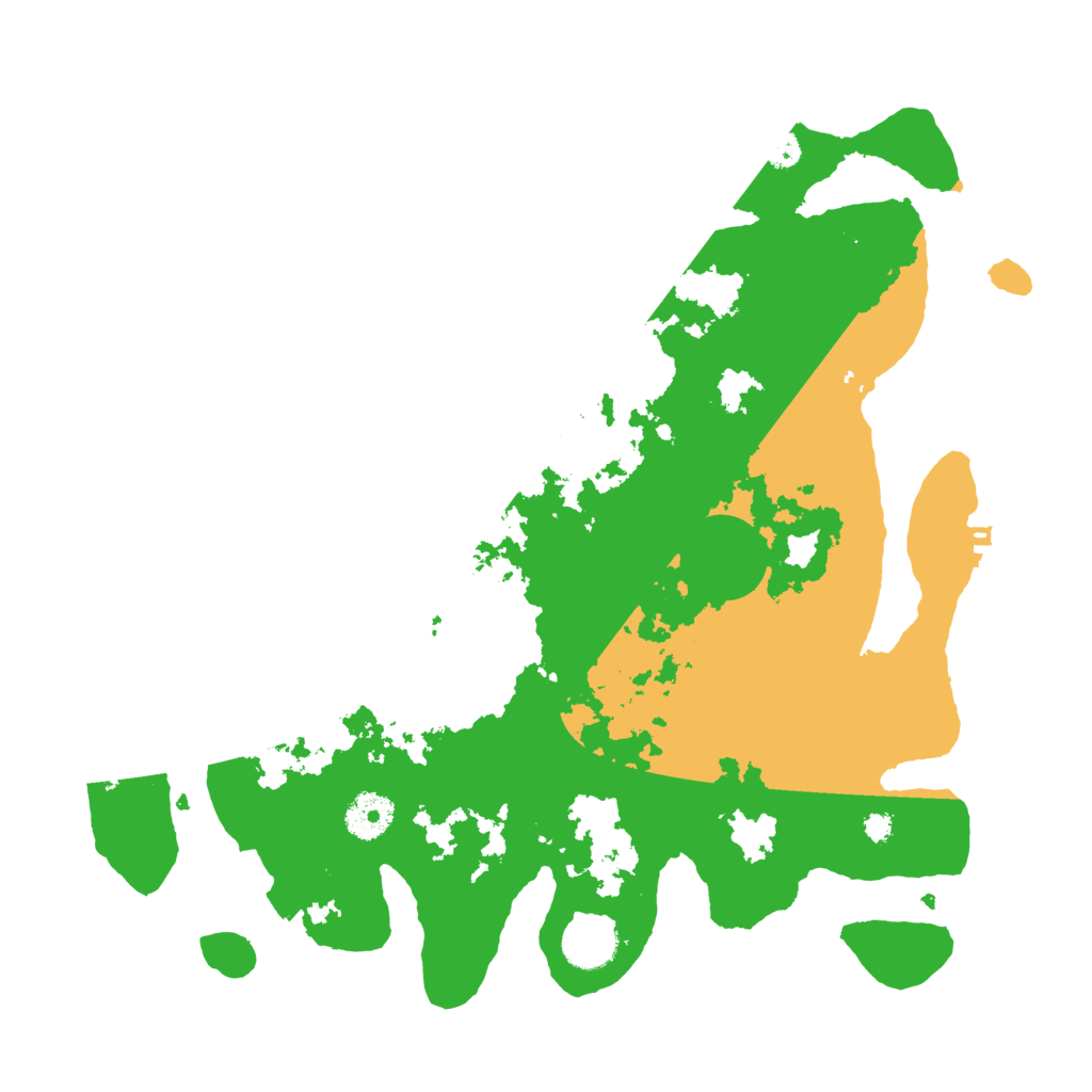 Biome Rust Map: Procedural Map, Size: 3500, Seed: 240173055