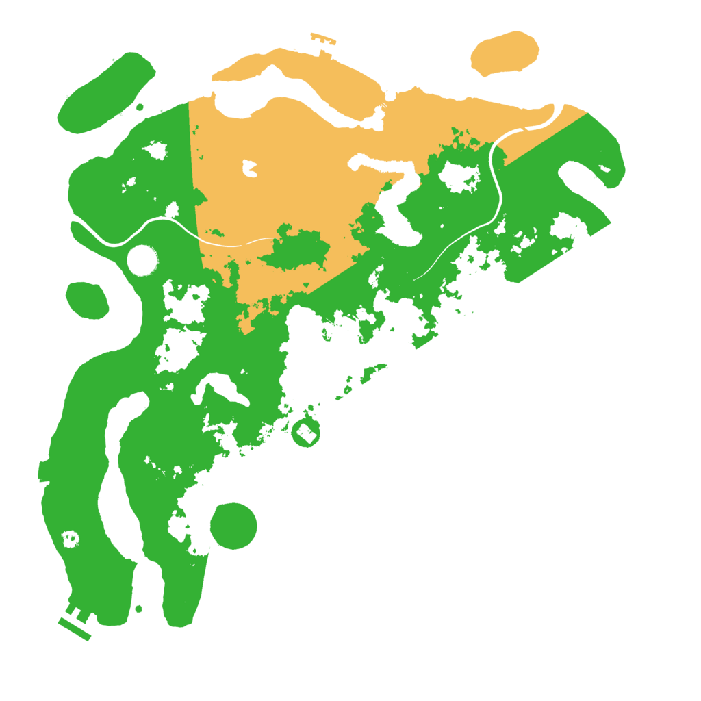 Biome Rust Map: Procedural Map, Size: 4000, Seed: 1163661650