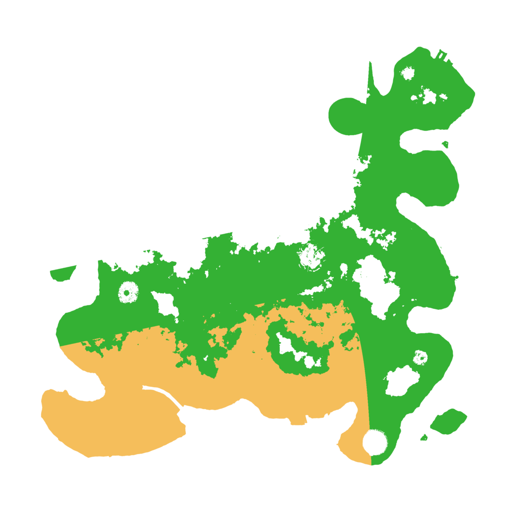 Biome Rust Map: Procedural Map, Size: 3600, Seed: 1507113138