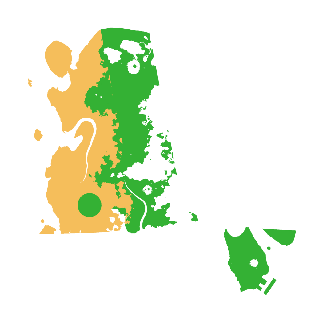 Biome Rust Map: Procedural Map, Size: 3500, Seed: 1466237706