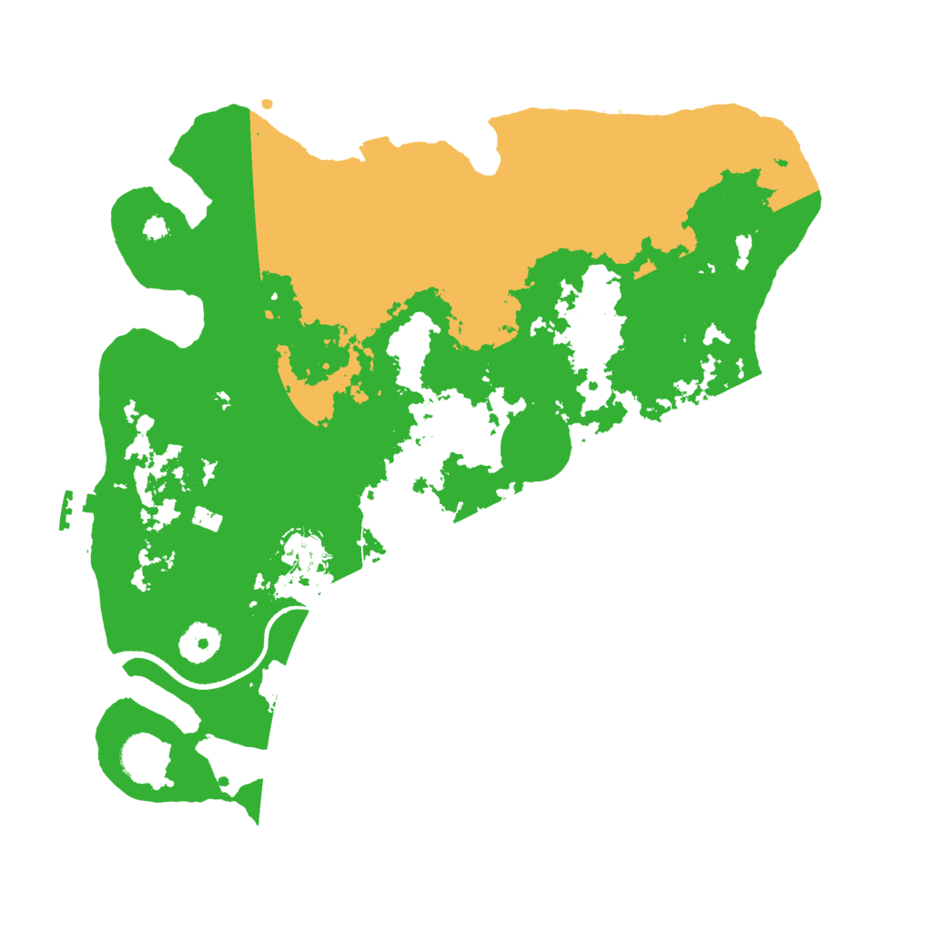 Biome Rust Map: Procedural Map, Size: 3500, Seed: 321183973