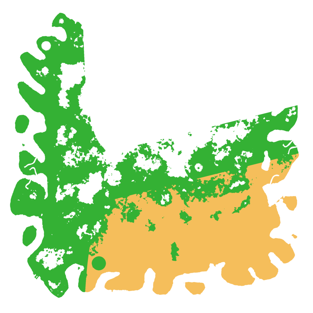 Biome Rust Map: Procedural Map, Size: 5929, Seed: 1