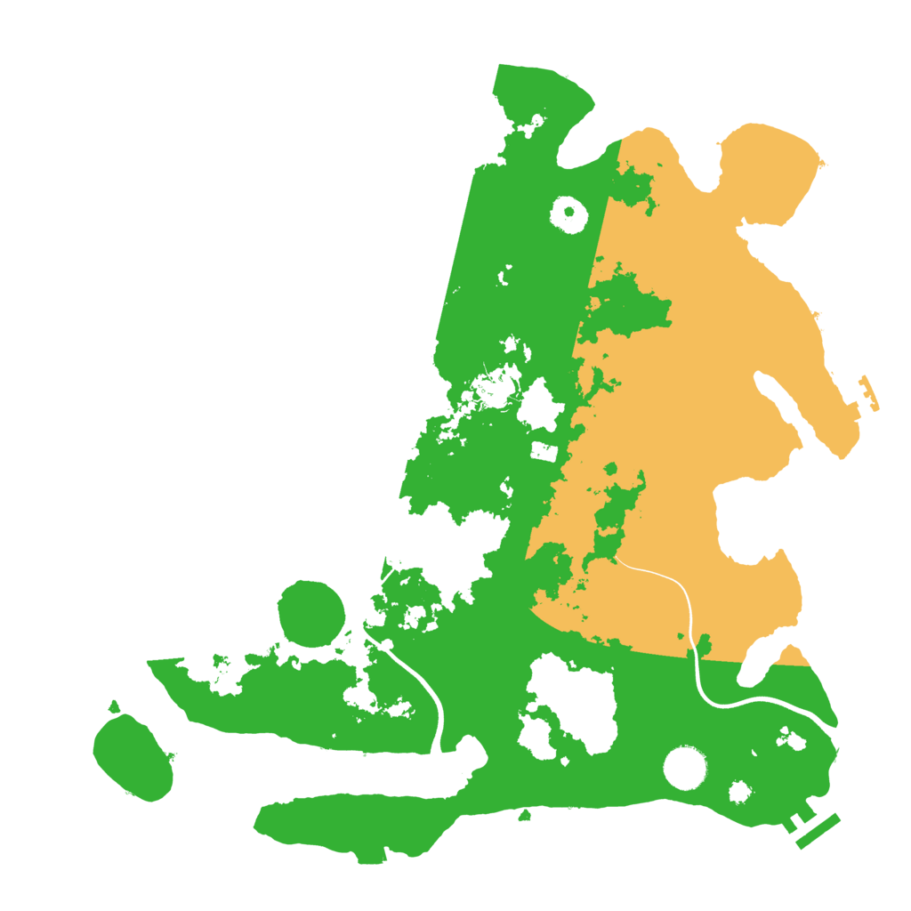 Biome Rust Map: Procedural Map, Size: 3700, Seed: 1327684368
