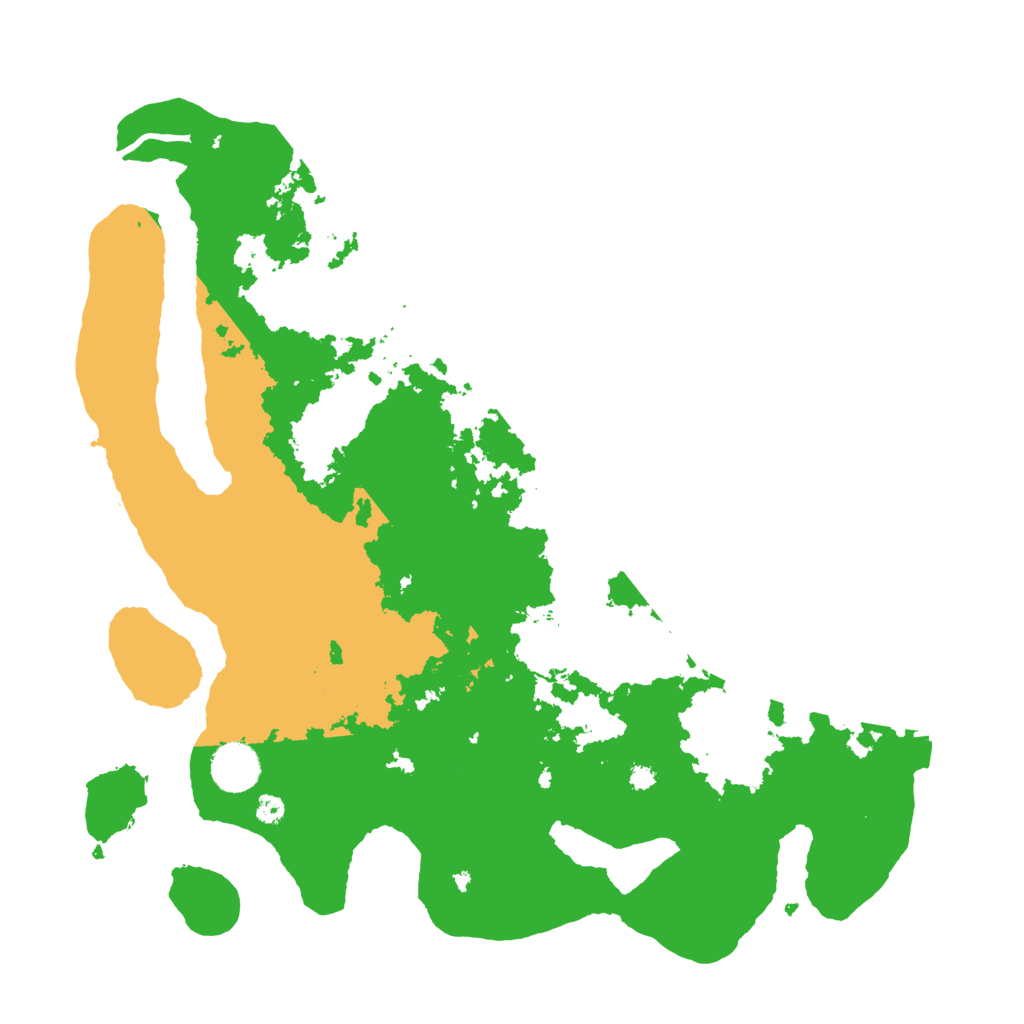 Biome Rust Map: Procedural Map, Size: 3700, Seed: 2061243057