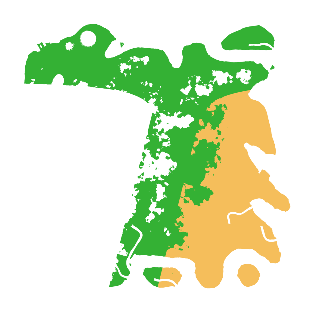 Biome Rust Map: Procedural Map, Size: 3500, Seed: 617804683