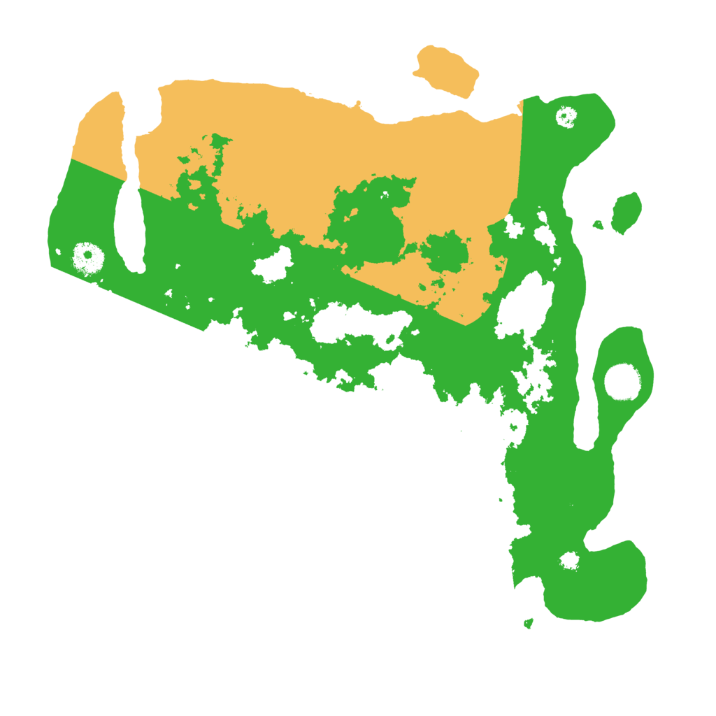 Biome Rust Map: Procedural Map, Size: 3500, Seed: 933365749