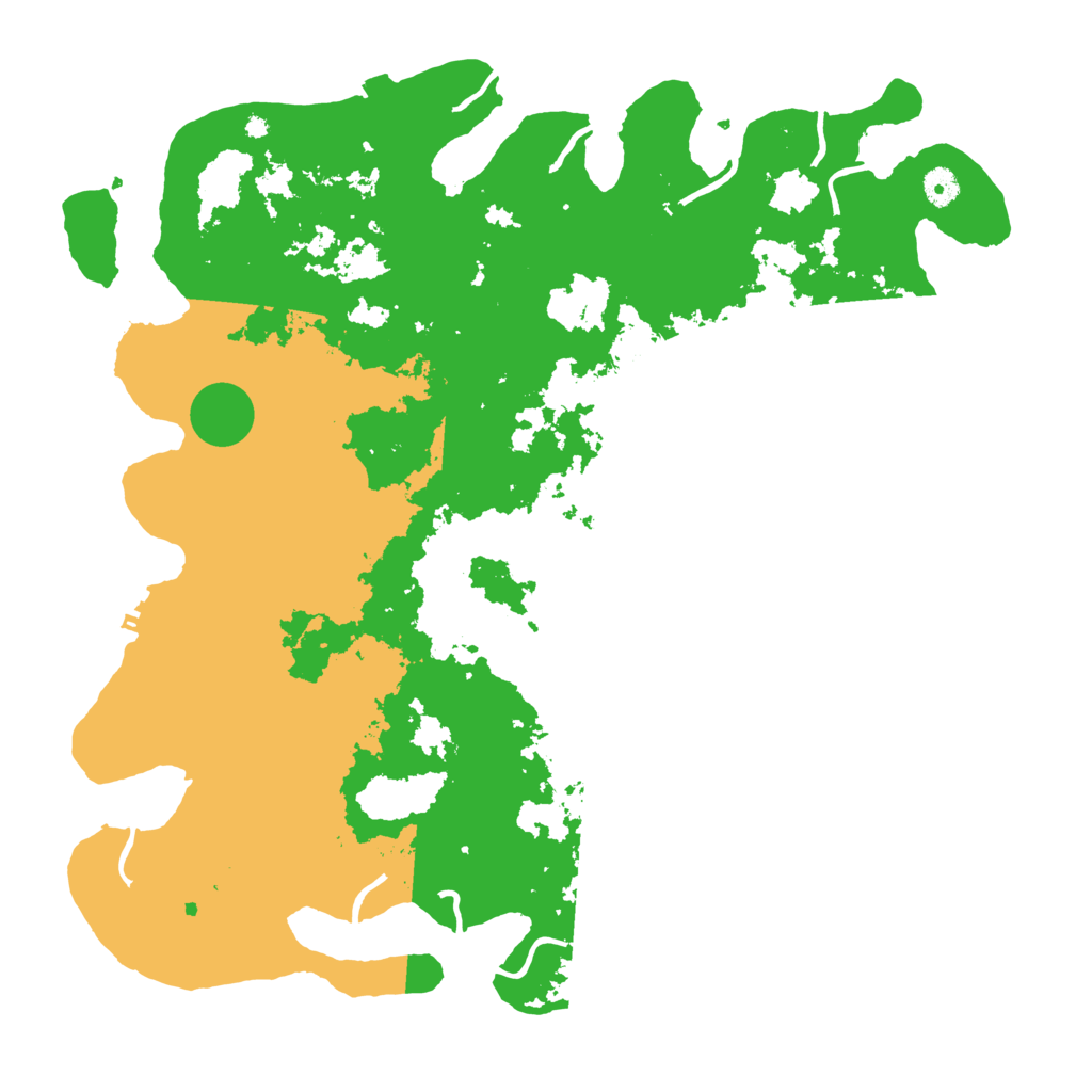 Biome Rust Map: Procedural Map, Size: 4500, Seed: 112558592