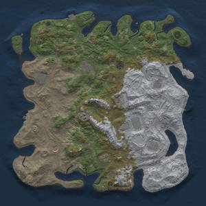 Thumbnail Rust Map: Procedural Map, Size: 4500, Seed: 112558592, 19 Monuments