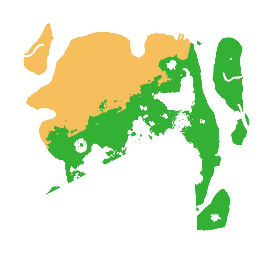 Biome Rust Map: Procedural Map, Size: 3000, Seed: 2024808545