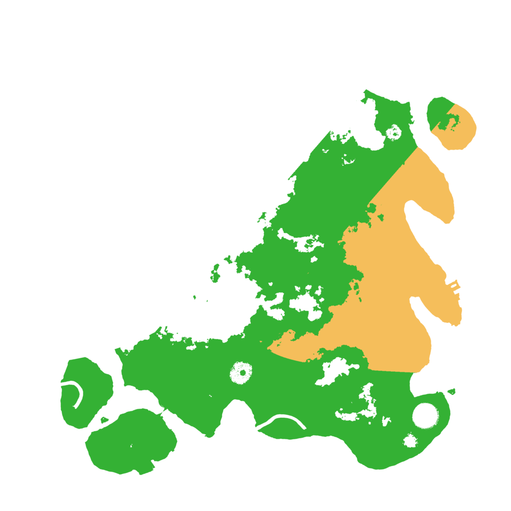 Biome Rust Map: Procedural Map, Size: 3500, Seed: 605134801