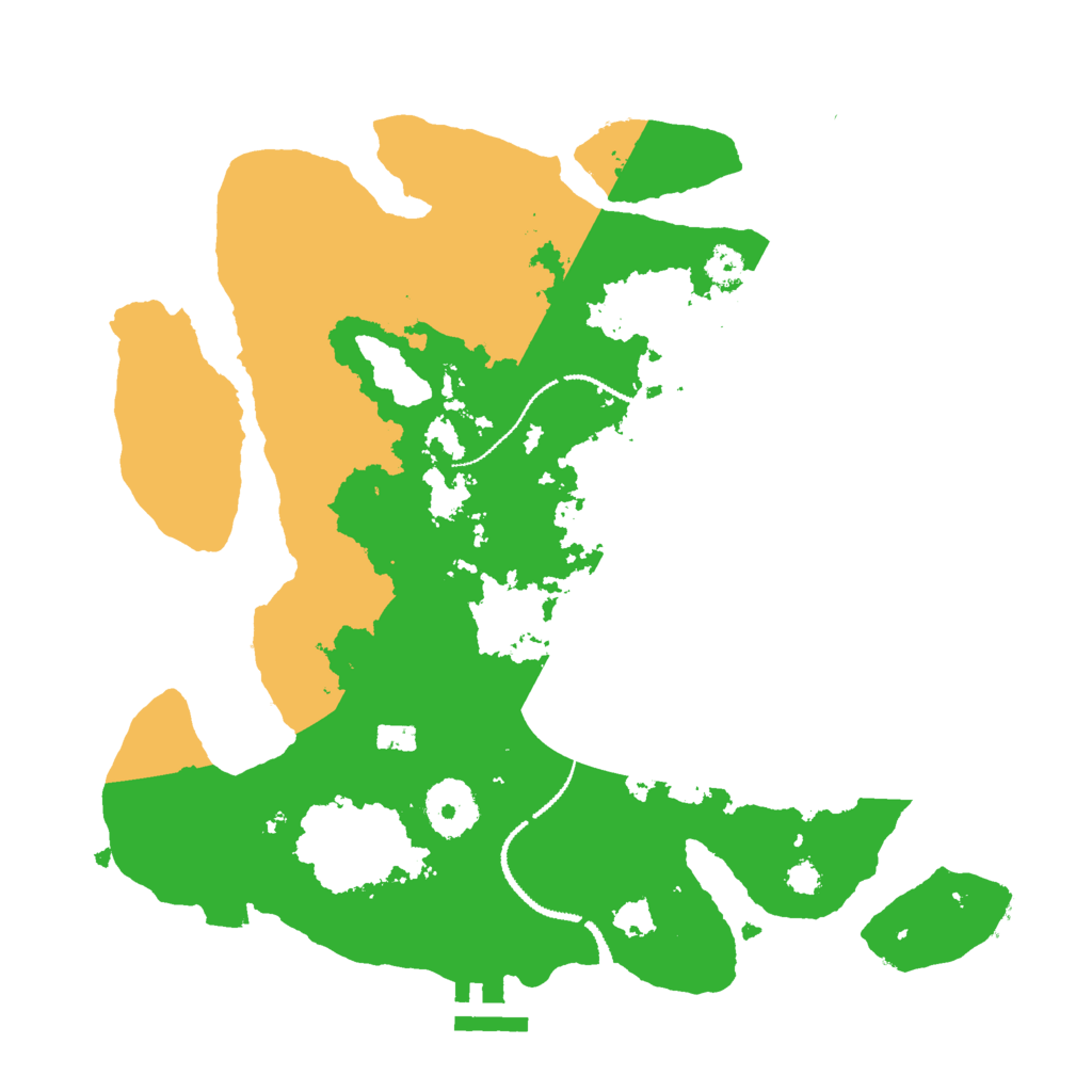 Biome Rust Map: Procedural Map, Size: 3000, Seed: 9036