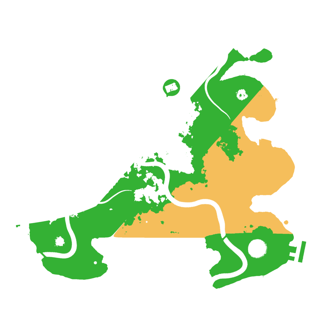 Biome Rust Map: Procedural Map, Size: 3000, Seed: 1124404972
