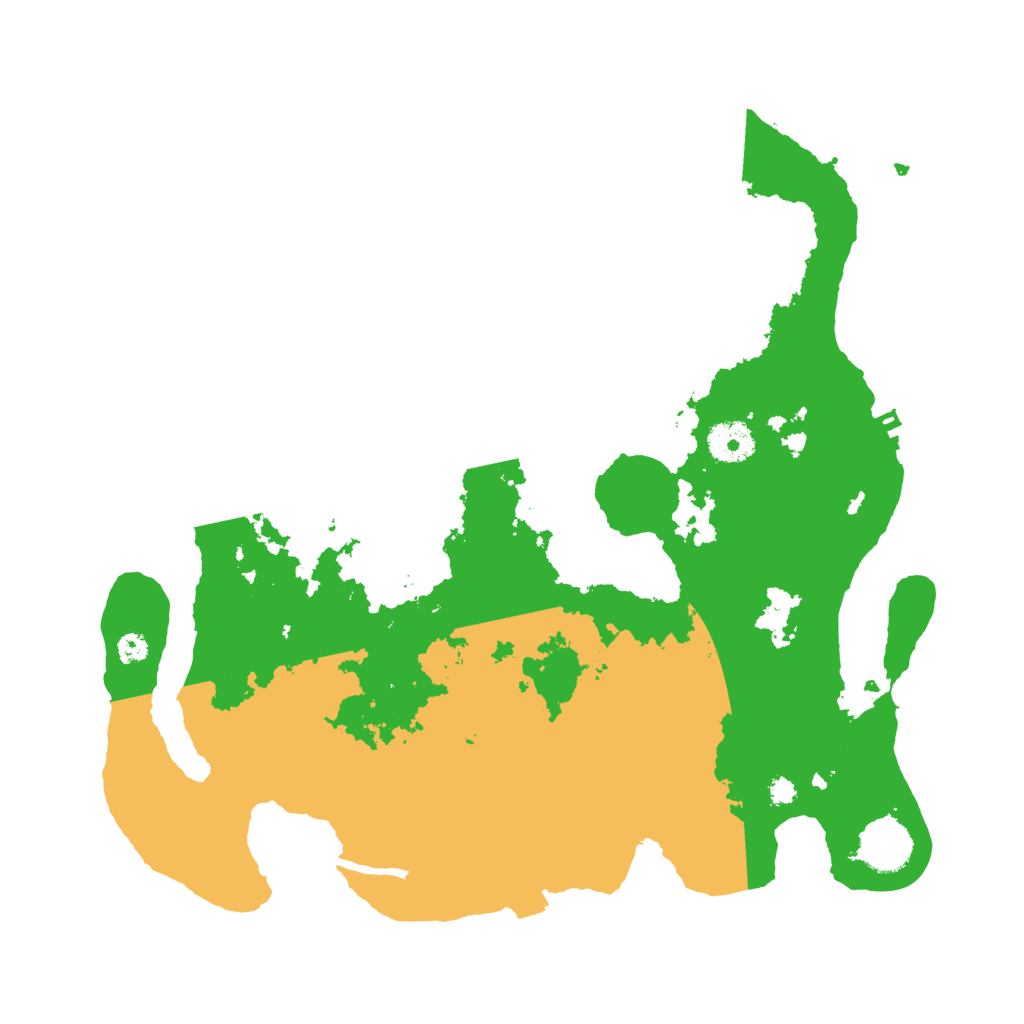 Biome Rust Map: Procedural Map, Size: 3500, Seed: 206910326