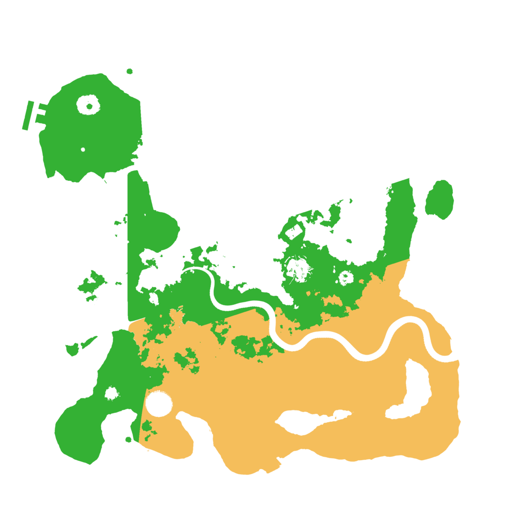 Biome Rust Map: Procedural Map, Size: 3500, Seed: 418808735
