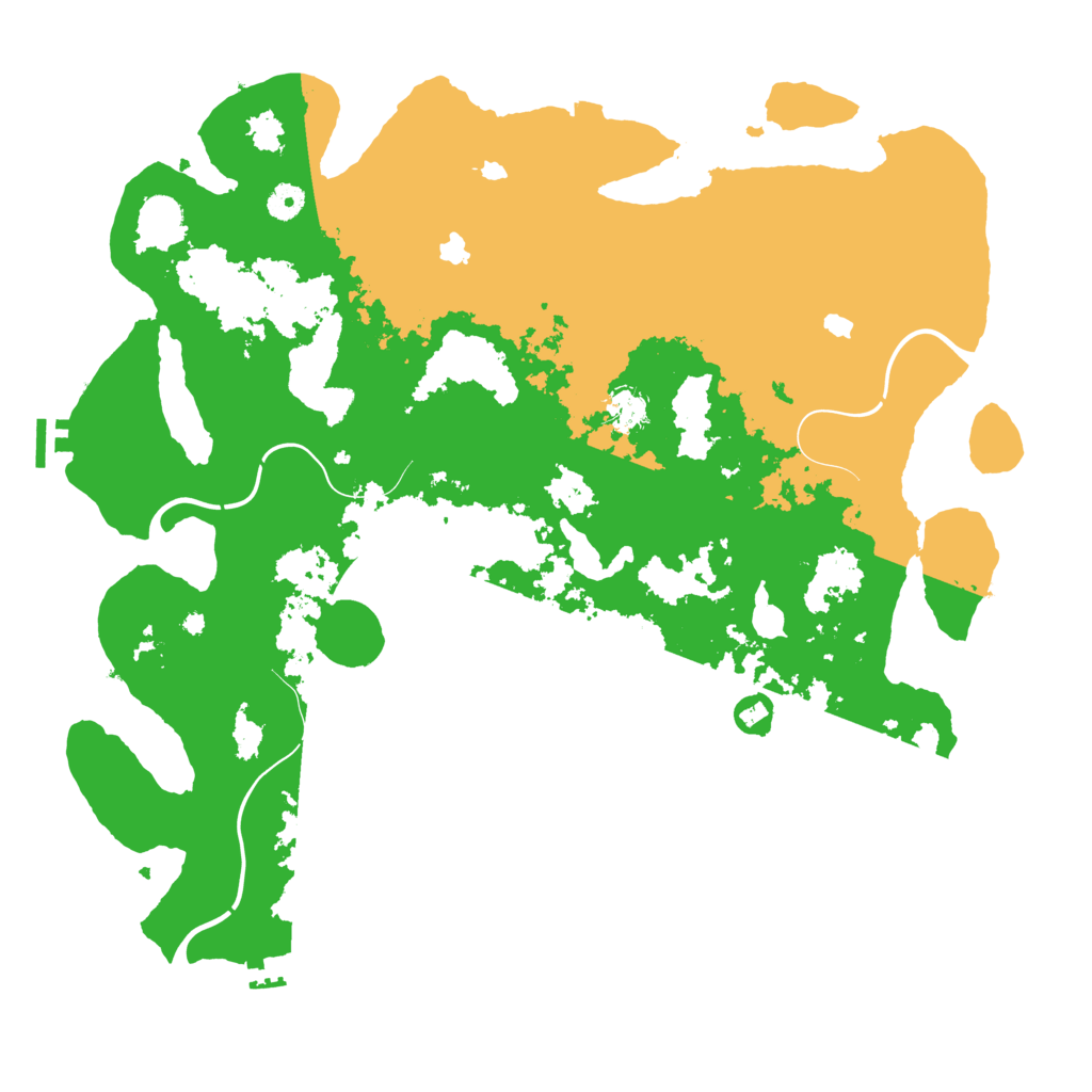 Biome Rust Map: Procedural Map, Size: 4500, Seed: 345712