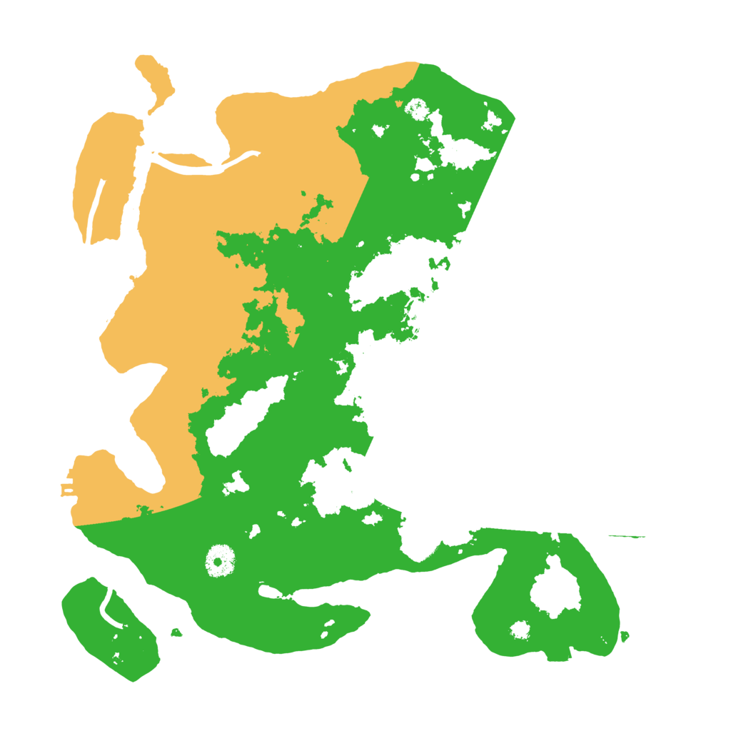 Biome Rust Map: Procedural Map, Size: 3500, Seed: 1814363330