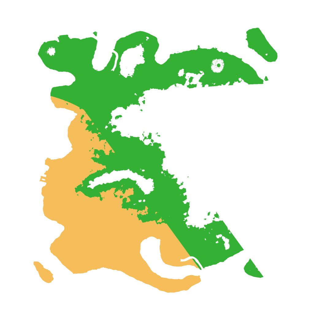 Biome Rust Map: Procedural Map, Size: 3500, Seed: 1287886456