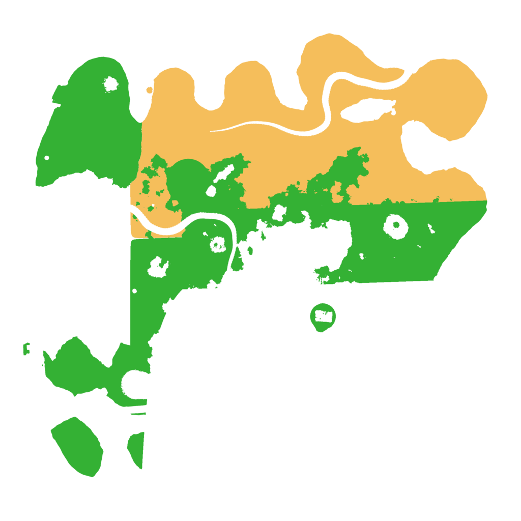 Biome Rust Map: Procedural Map, Size: 3250, Seed: 1957805234