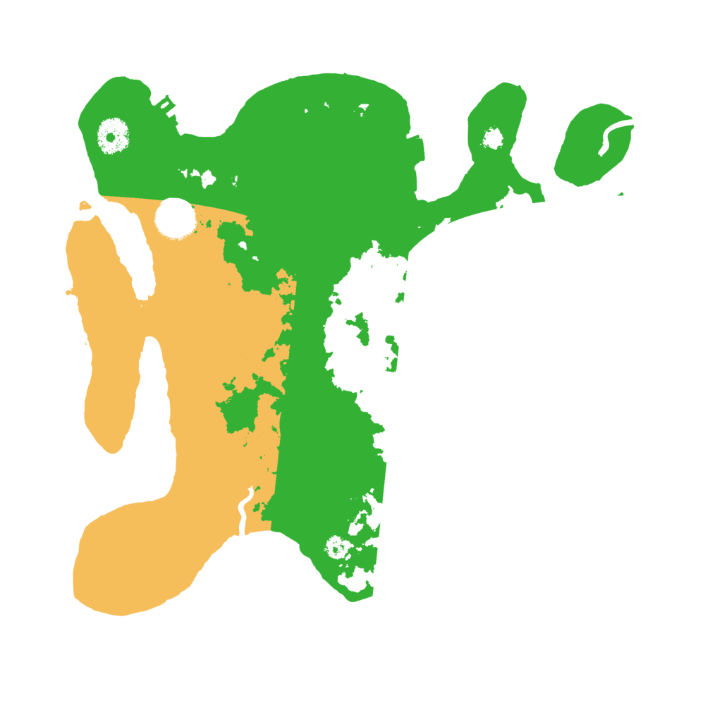 Biome Rust Map: Procedural Map, Size: 3200, Seed: 612839685