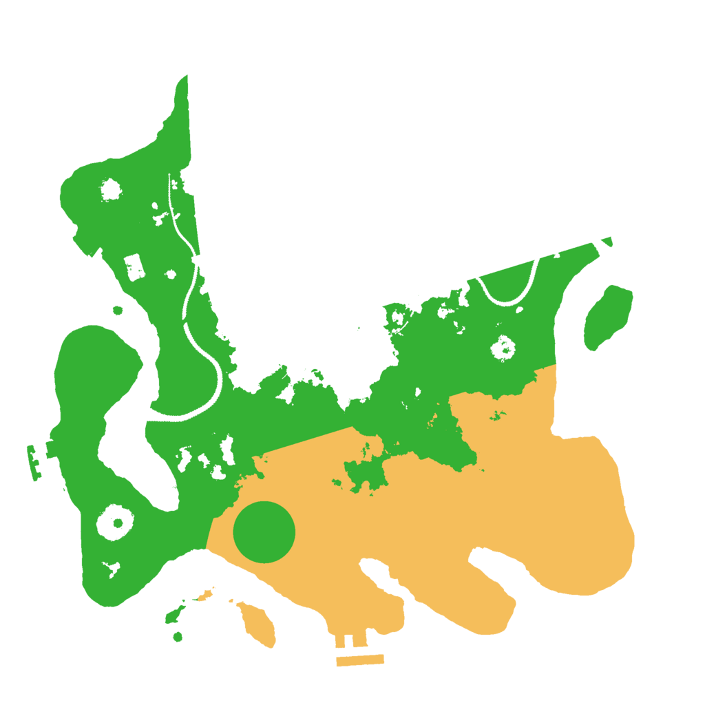 Biome Rust Map: Procedural Map, Size: 3000, Seed: 544001328