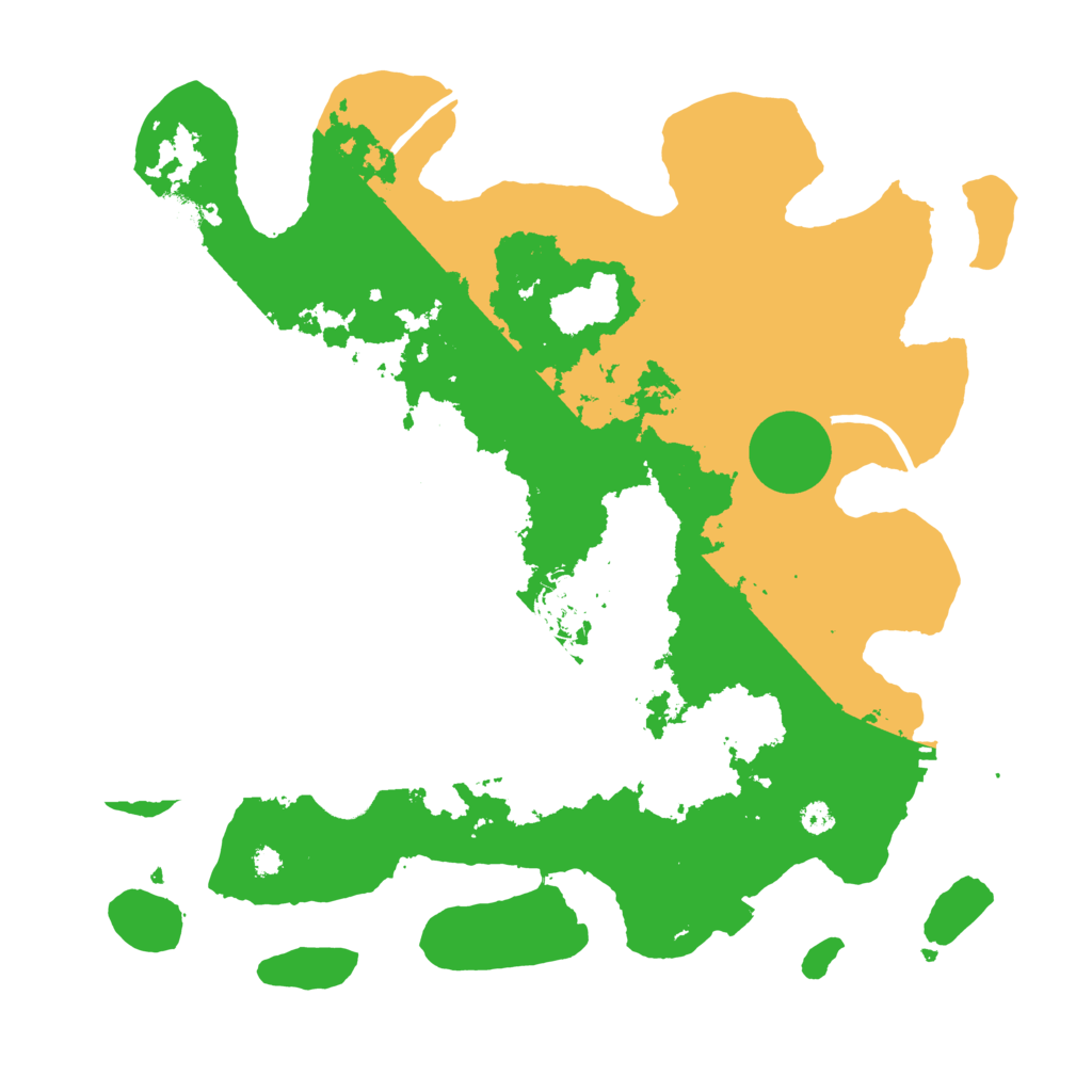 Biome Rust Map: Procedural Map, Size: 3500, Seed: 885824224