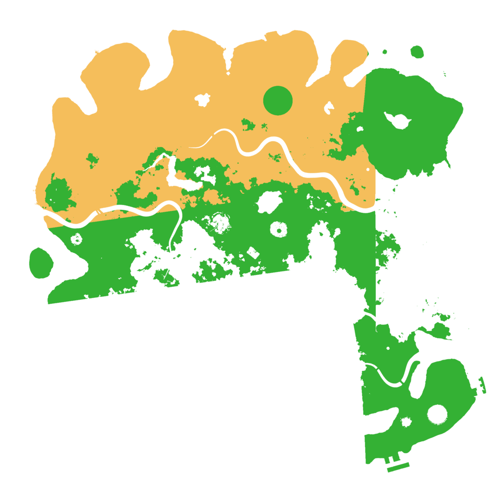 Biome Rust Map: Procedural Map, Size: 4500, Seed: 400714412