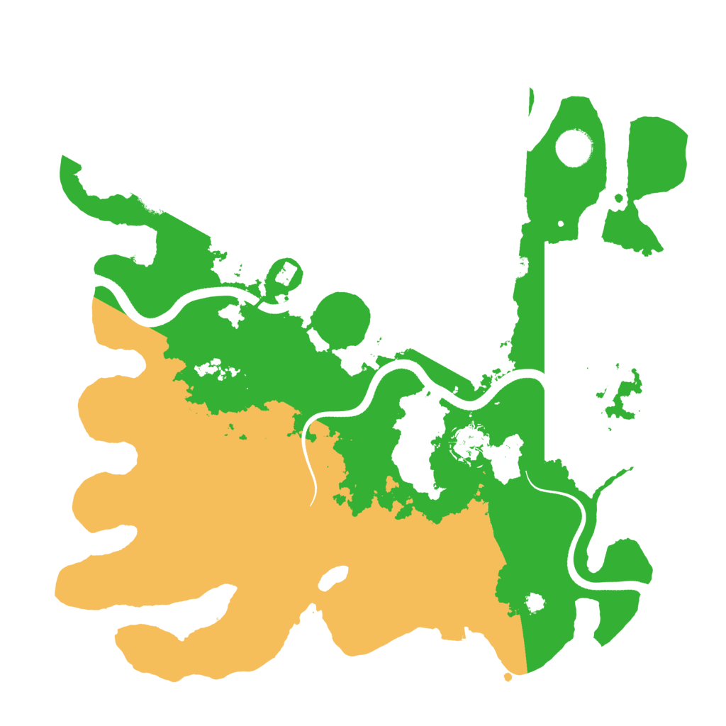 Biome Rust Map: Procedural Map, Size: 3500, Seed: 1922515072