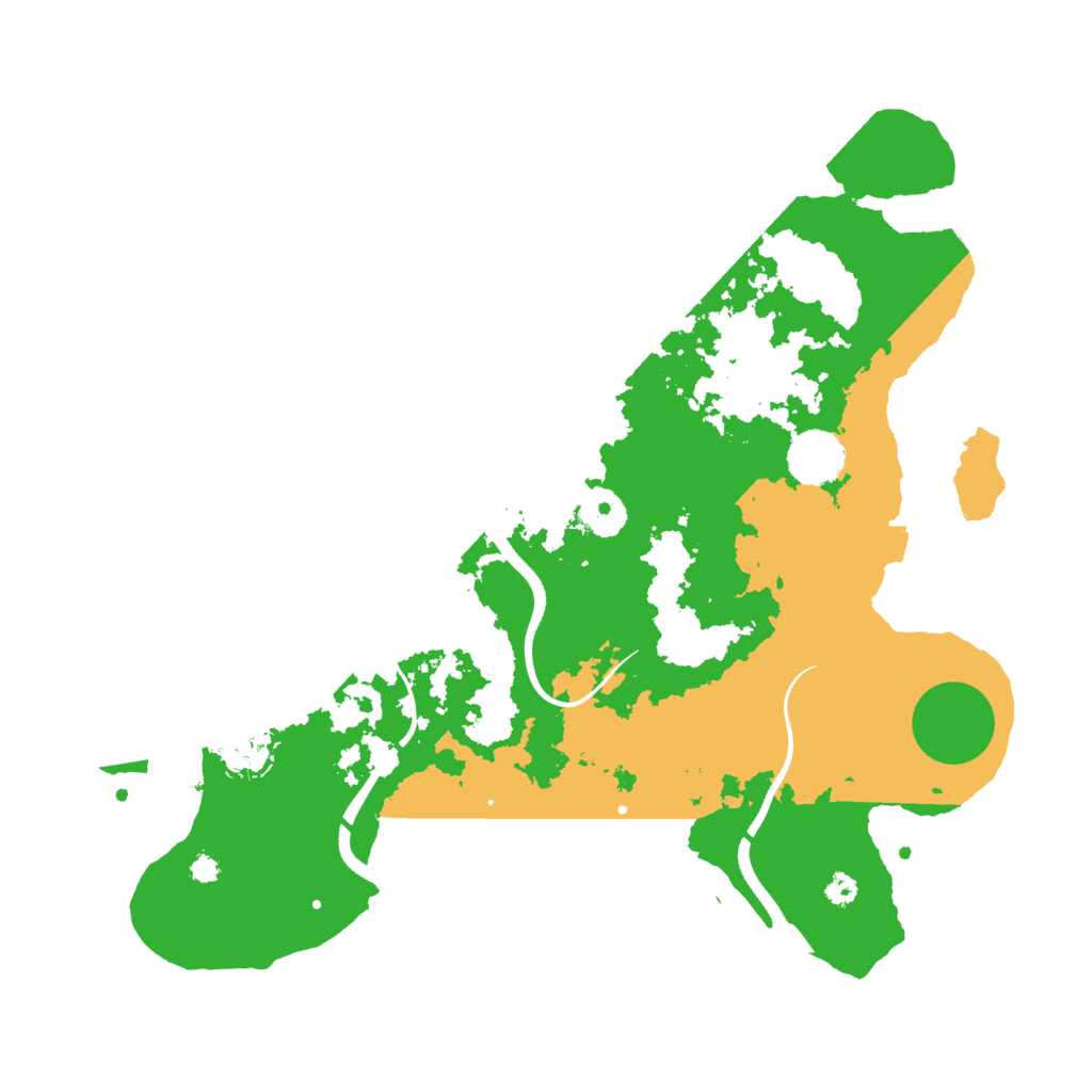 Biome Rust Map: Procedural Map, Size: 3500, Seed: 61822960