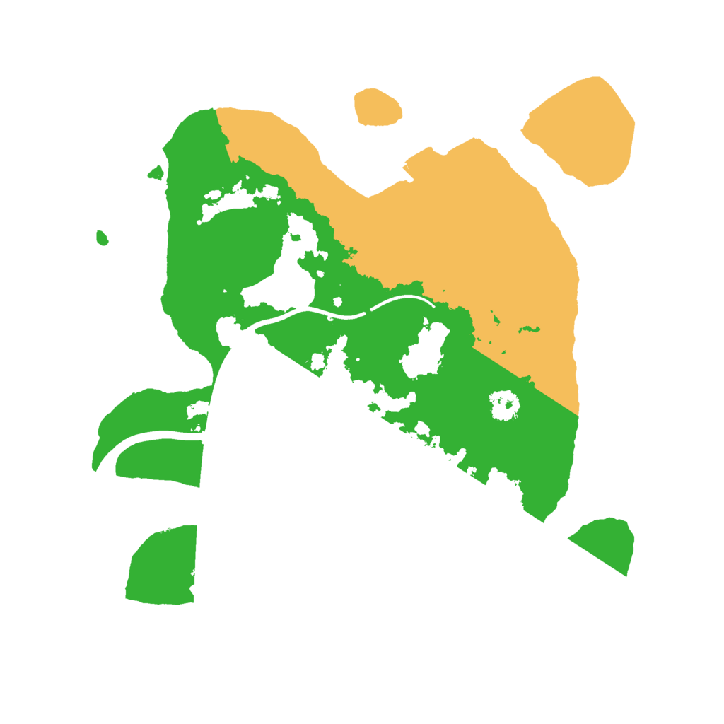 Biome Rust Map: Procedural Map, Size: 2400, Seed: 41979887