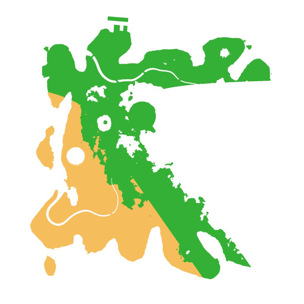 Biome Rust Map: Procedural Map, Size: 3000, Seed: 17128