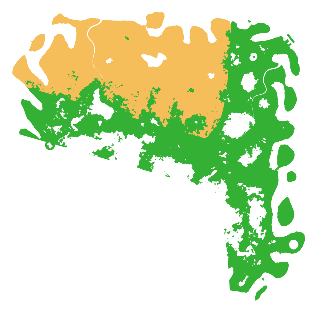 Biome Rust Map: Procedural Map, Size: 6000, Seed: 906337447