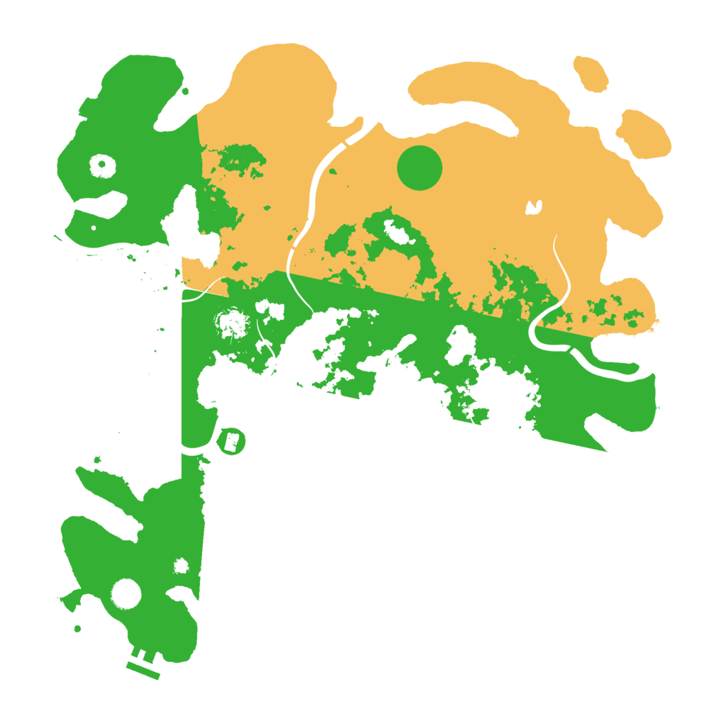 Biome Rust Map: Procedural Map, Size: 4250, Seed: 234564