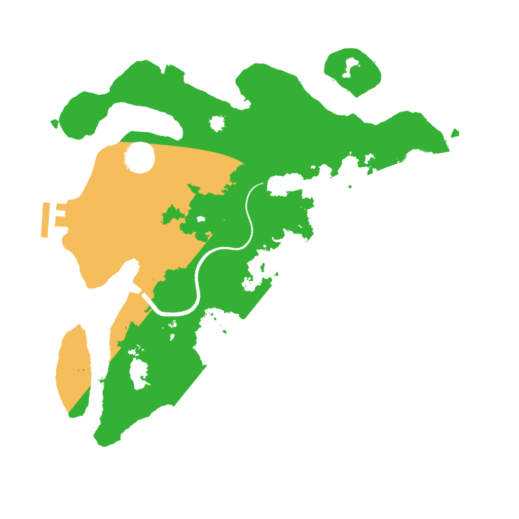 Biome Rust Map: Procedural Map, Size: 3000, Seed: 8079243