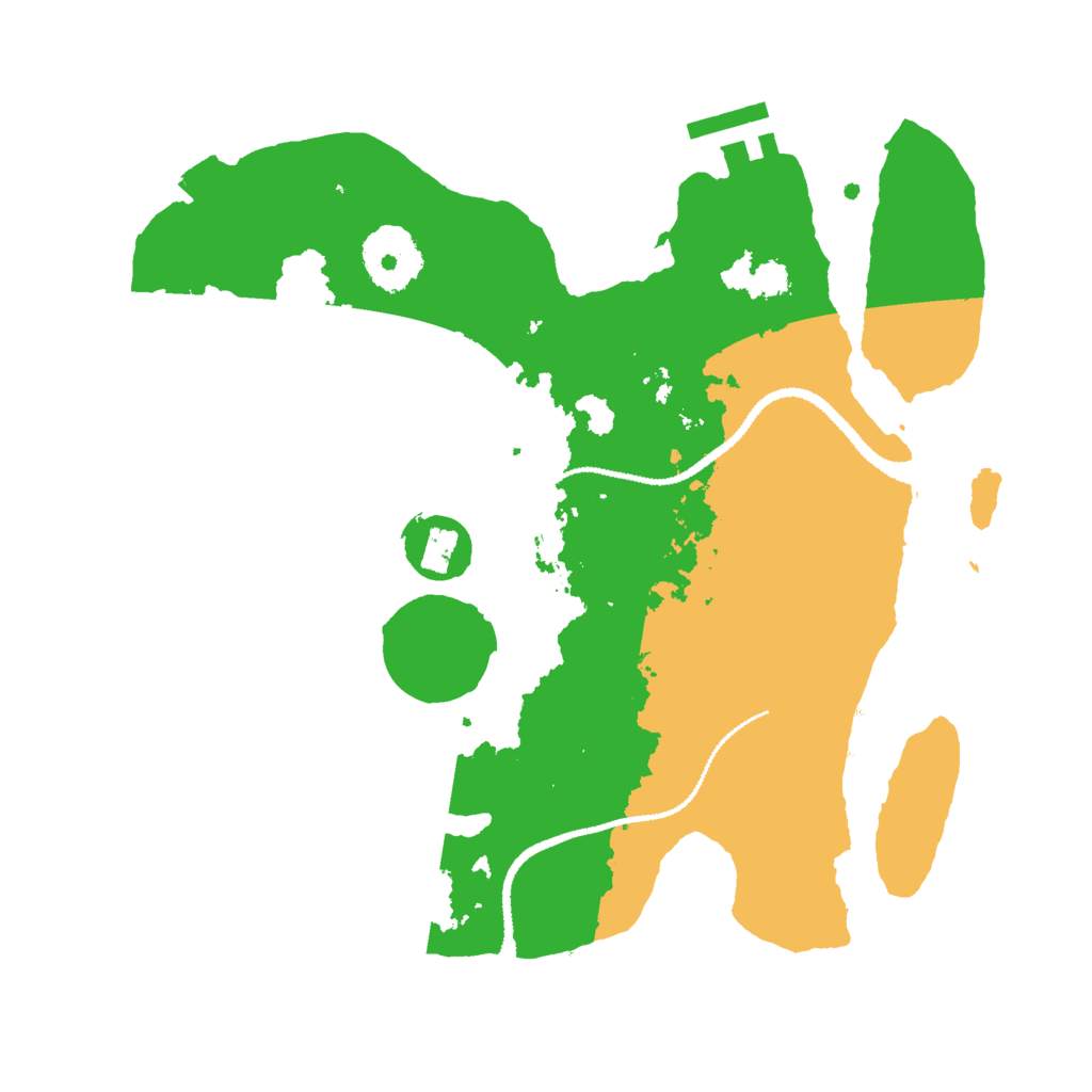 Biome Rust Map: Procedural Map, Size: 2700, Seed: 300