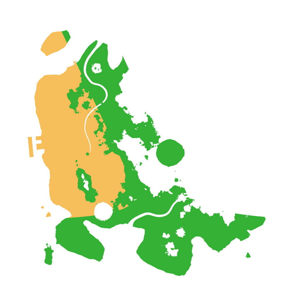 Biome Rust Map: Procedural Map, Size: 3000, Seed: 140715