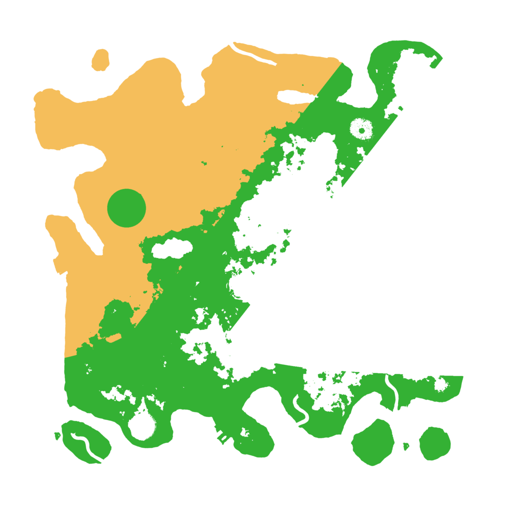 Biome Rust Map: Procedural Map, Size: 3500, Seed: 811227