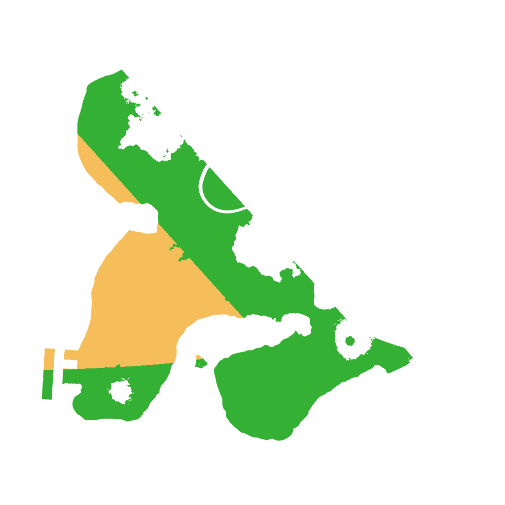 Biome Rust Map: Procedural Map, Size: 2000, Seed: 24601