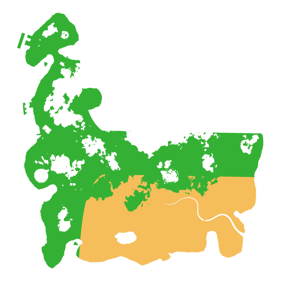Biome Rust Map: Procedural Map, Size: 3700, Seed: 567827849