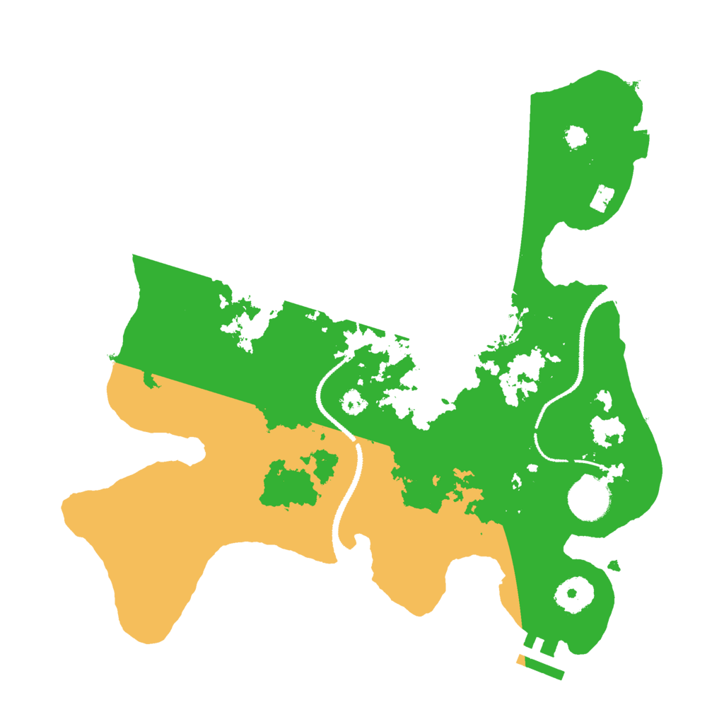 Biome Rust Map: Procedural Map, Size: 3000, Seed: 1588873074