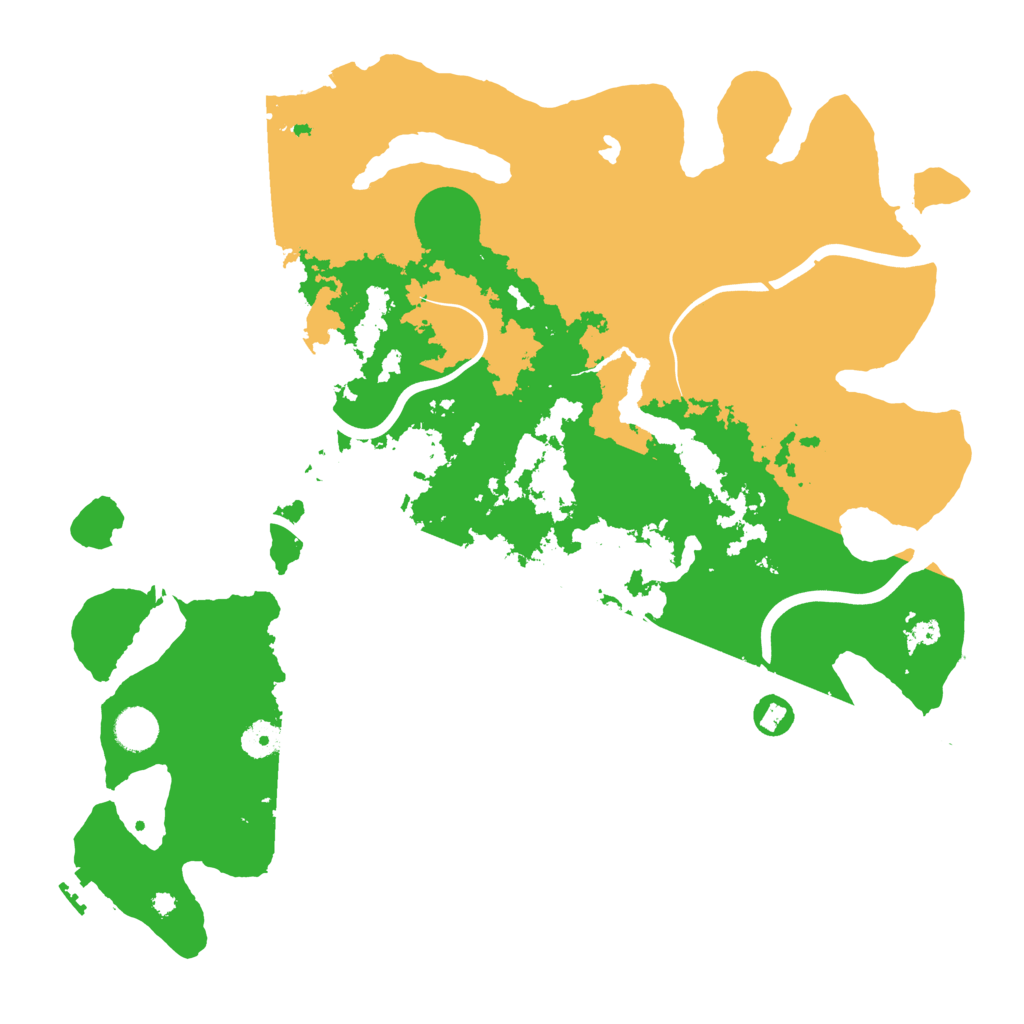 Biome Rust Map: Procedural Map, Size: 4100, Seed: 67243