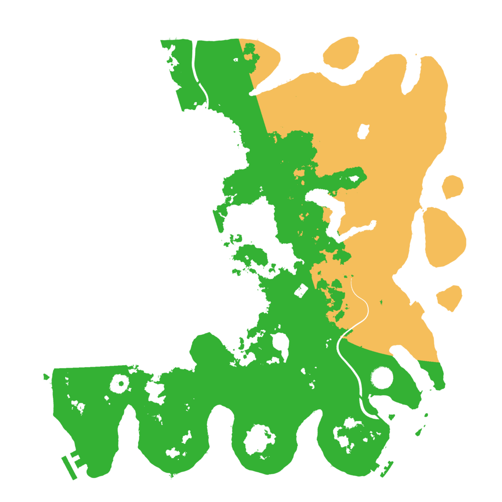 Biome Rust Map: Procedural Map, Size: 4000, Seed: 848476229