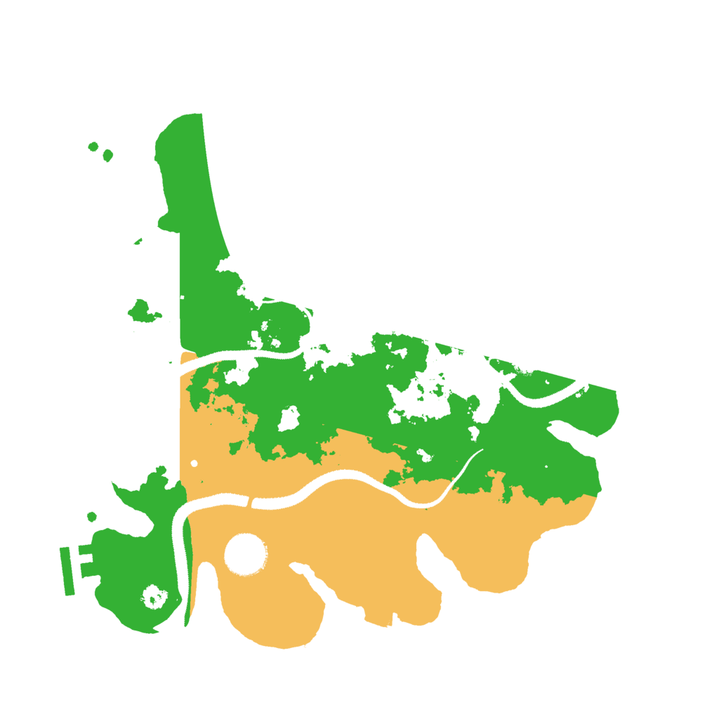 Biome Rust Map: Procedural Map, Size: 3000, Seed: 5129064