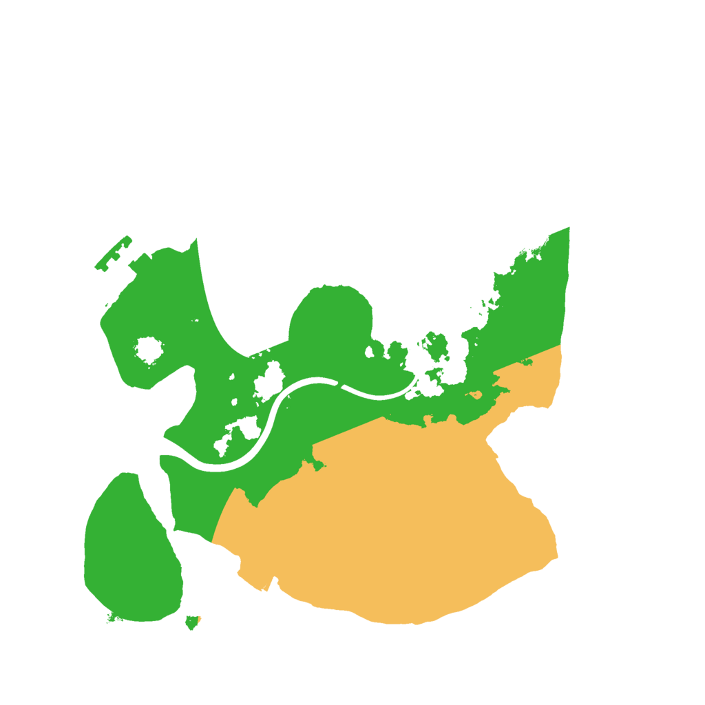 Biome Rust Map: Procedural Map, Size: 2350, Seed: 5
