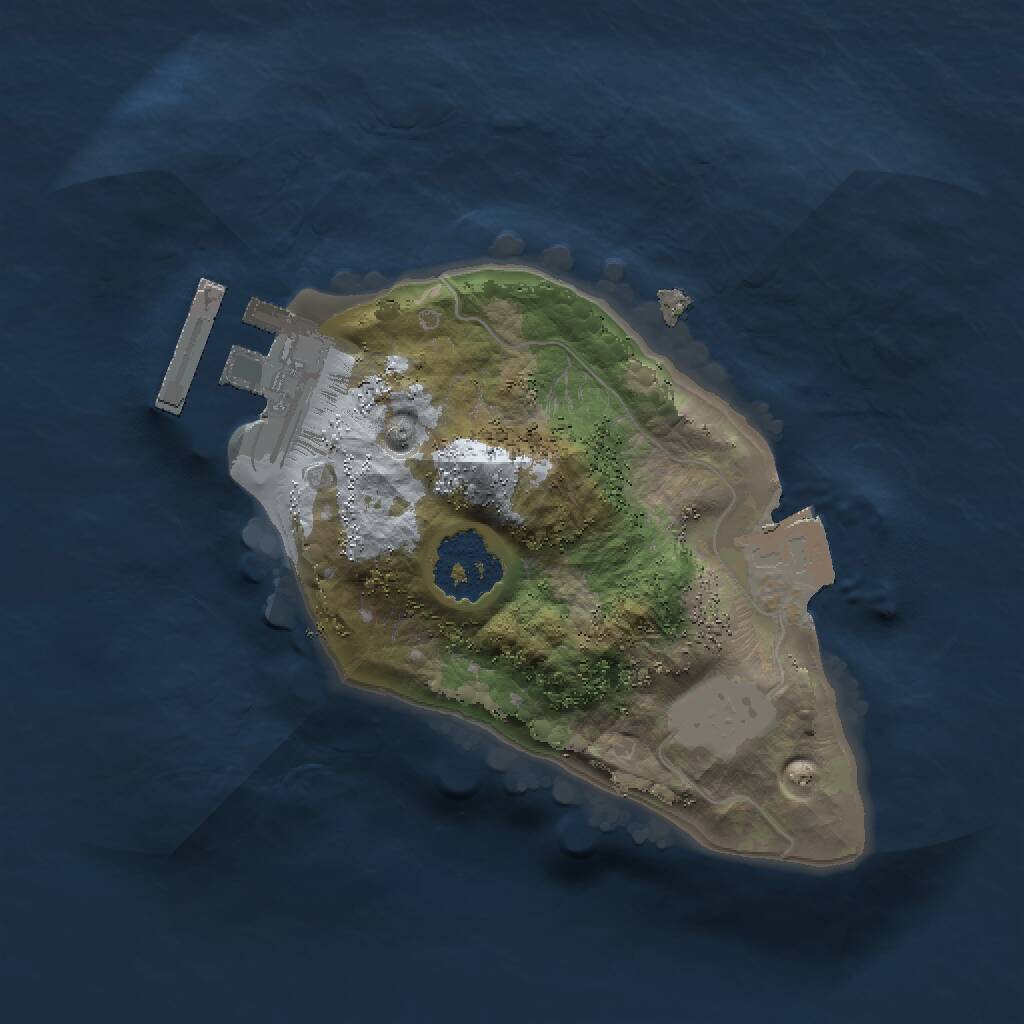 Rust Map: Procedural Map, Size: 1509, Seed: 27, 2 Monuments