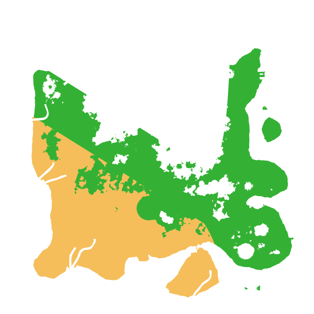 Biome Rust Map: Procedural Map, Size: 3500, Seed: 1891000981