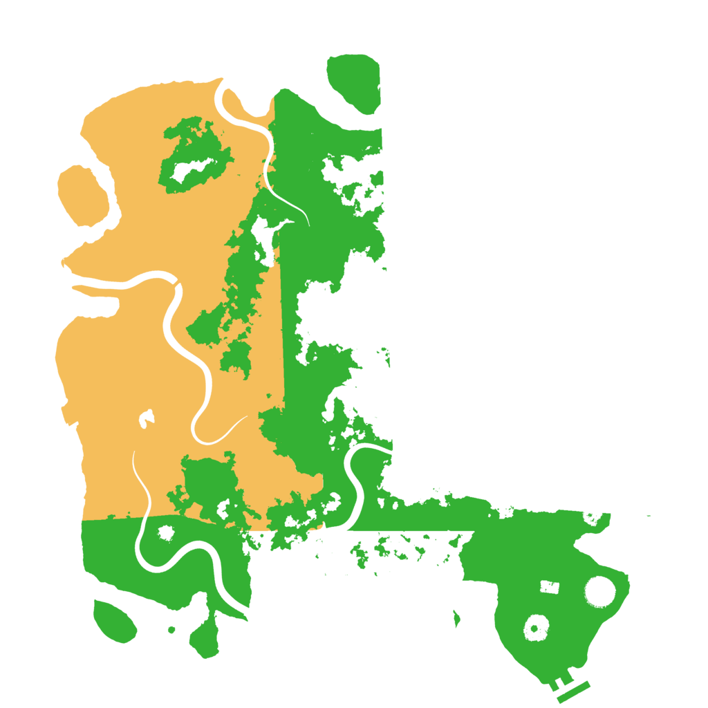 Biome Rust Map: Procedural Map, Size: 4050, Seed: 445547723