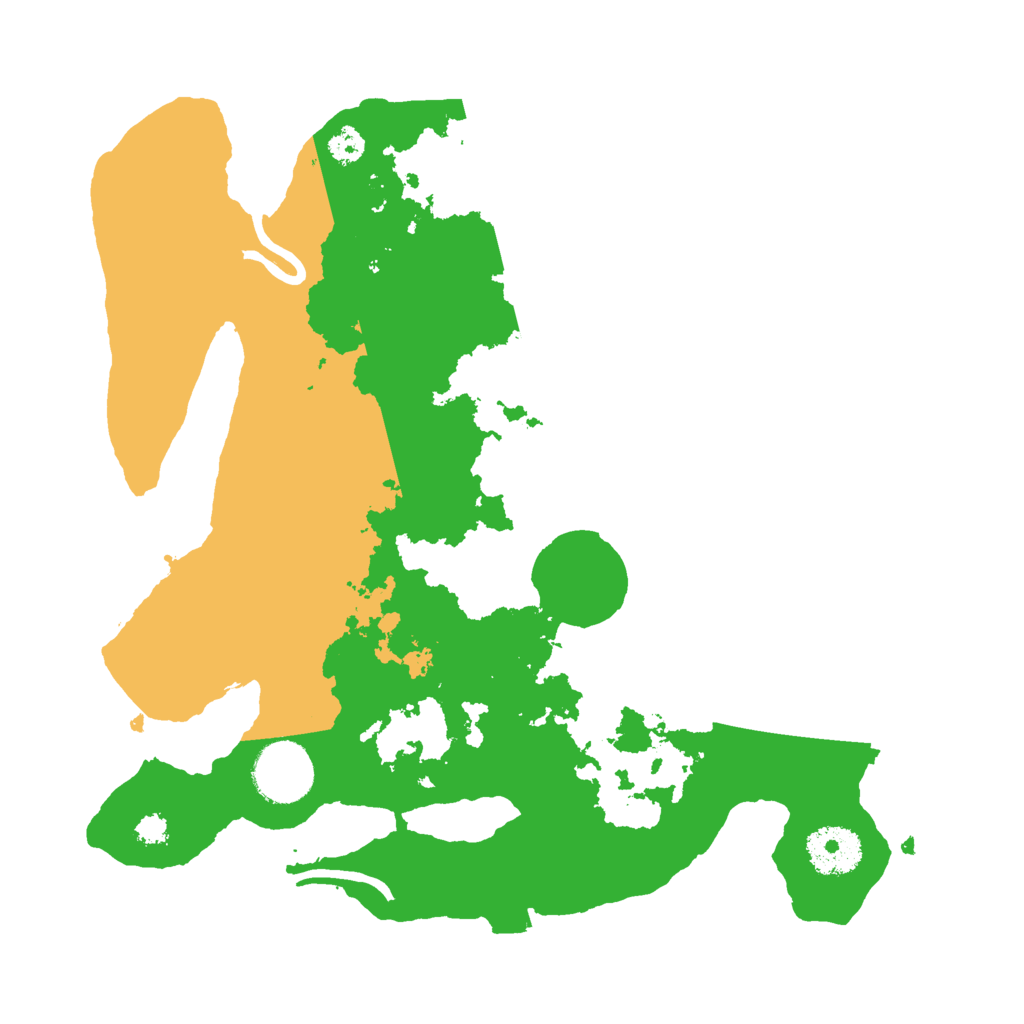 Biome Rust Map: Procedural Map, Size: 3000, Seed: 483576