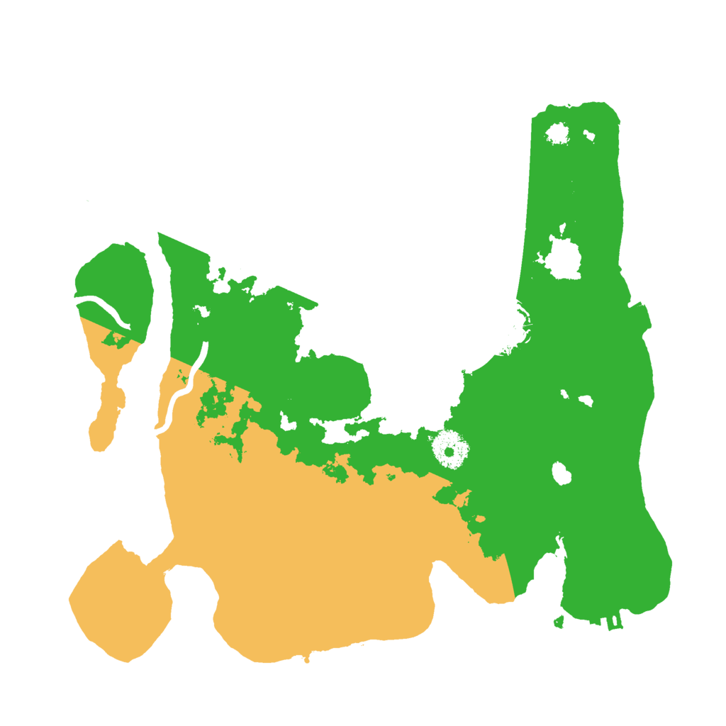 Biome Rust Map: Procedural Map, Size: 3000, Seed: 8791035